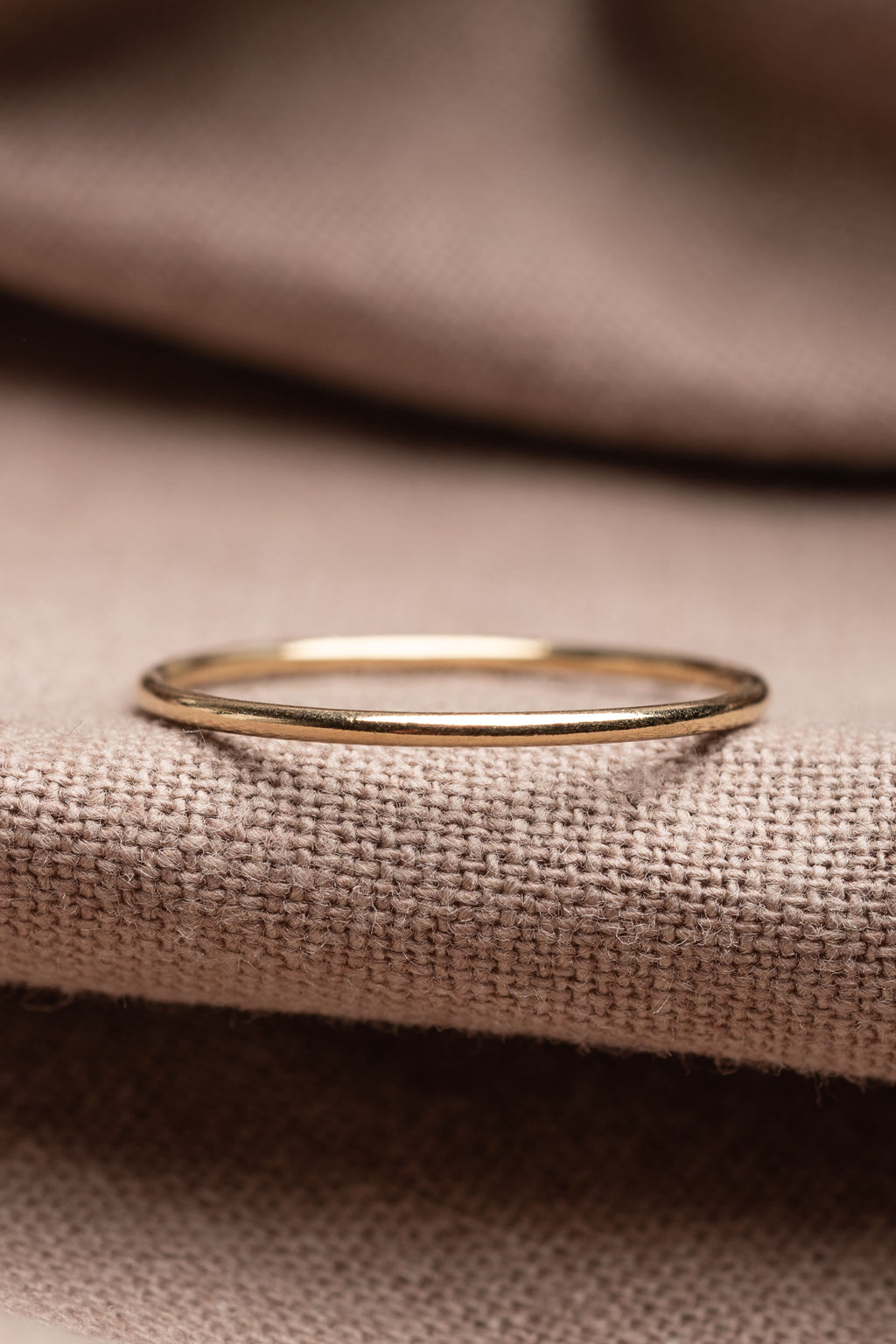 Polish Stacking Ring Gold