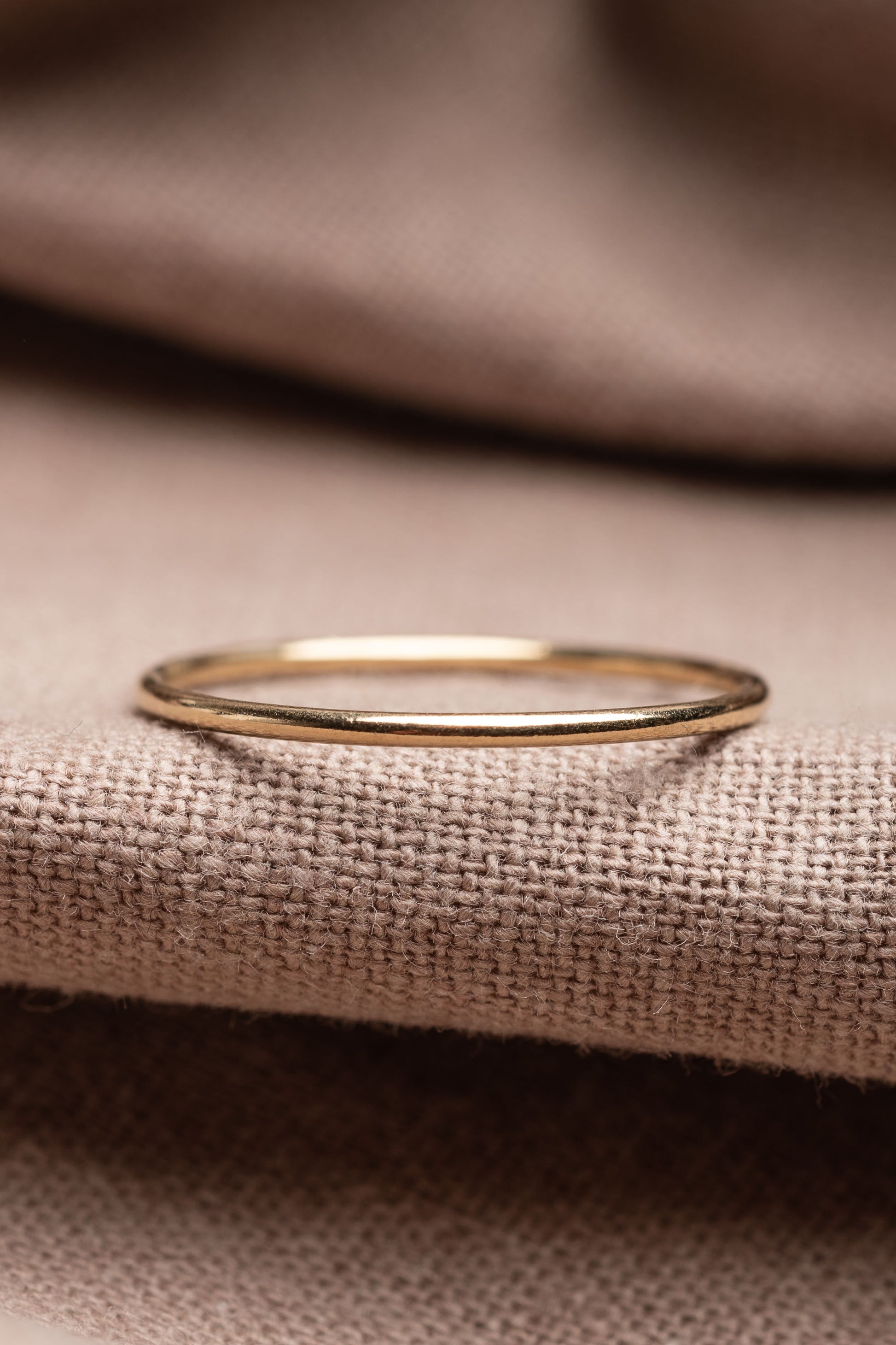 Polish Stacking Ring Gold