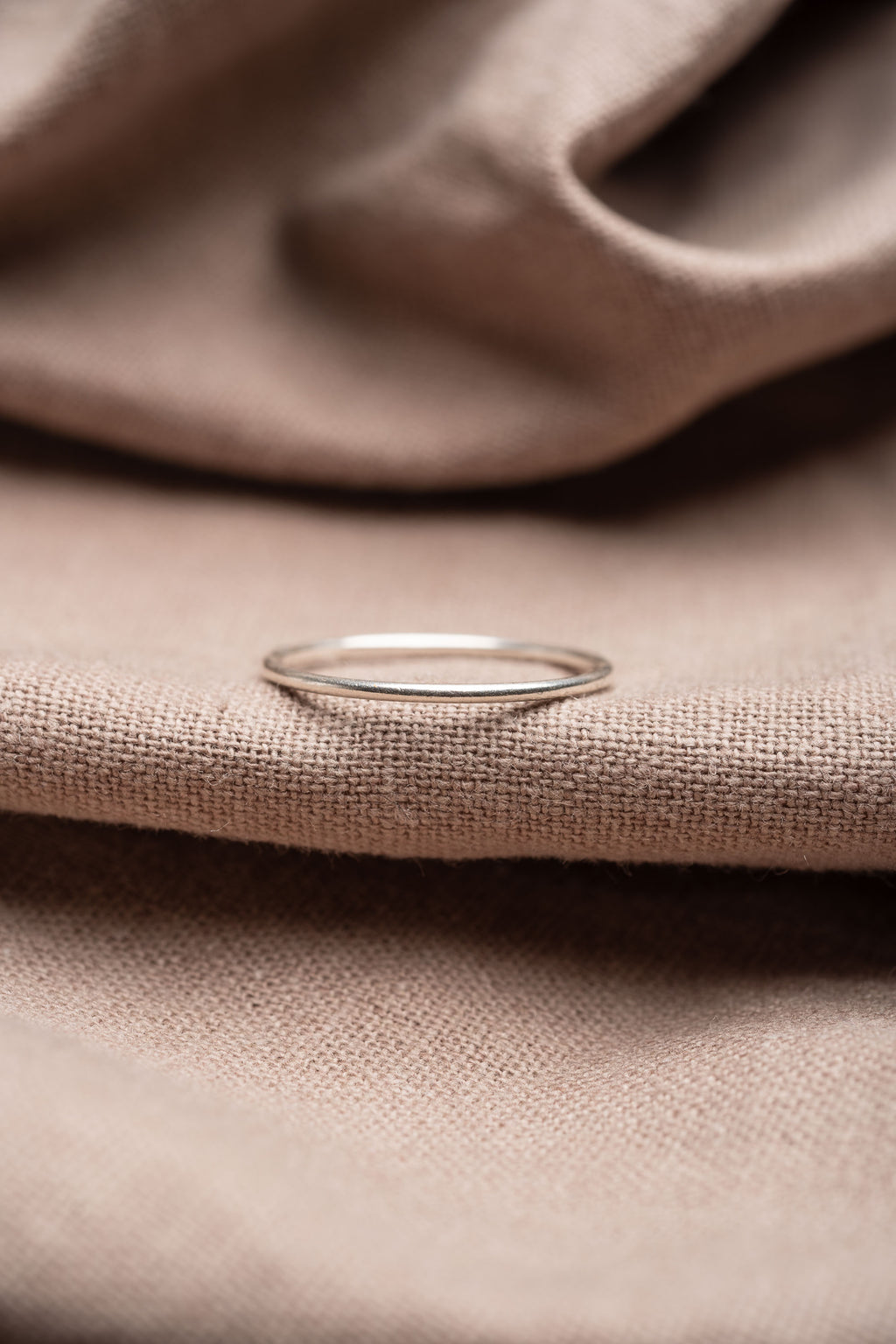 Polish Stacking Ring Silver