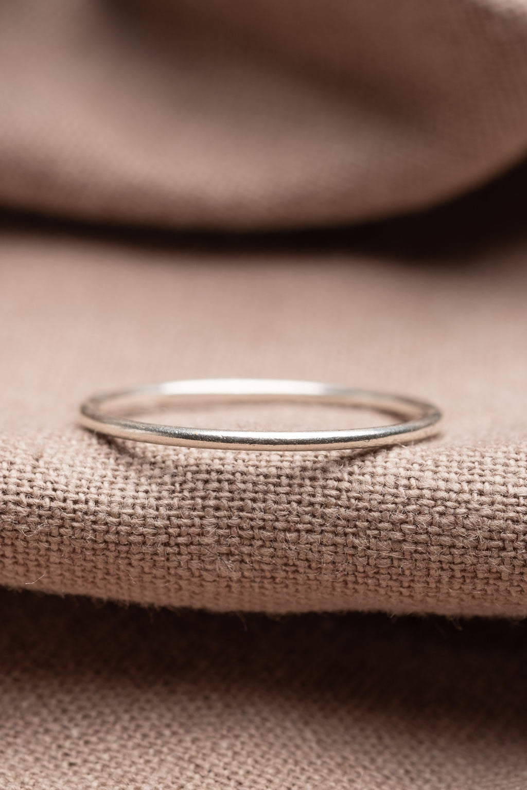 Polish Stacking Ring Silver