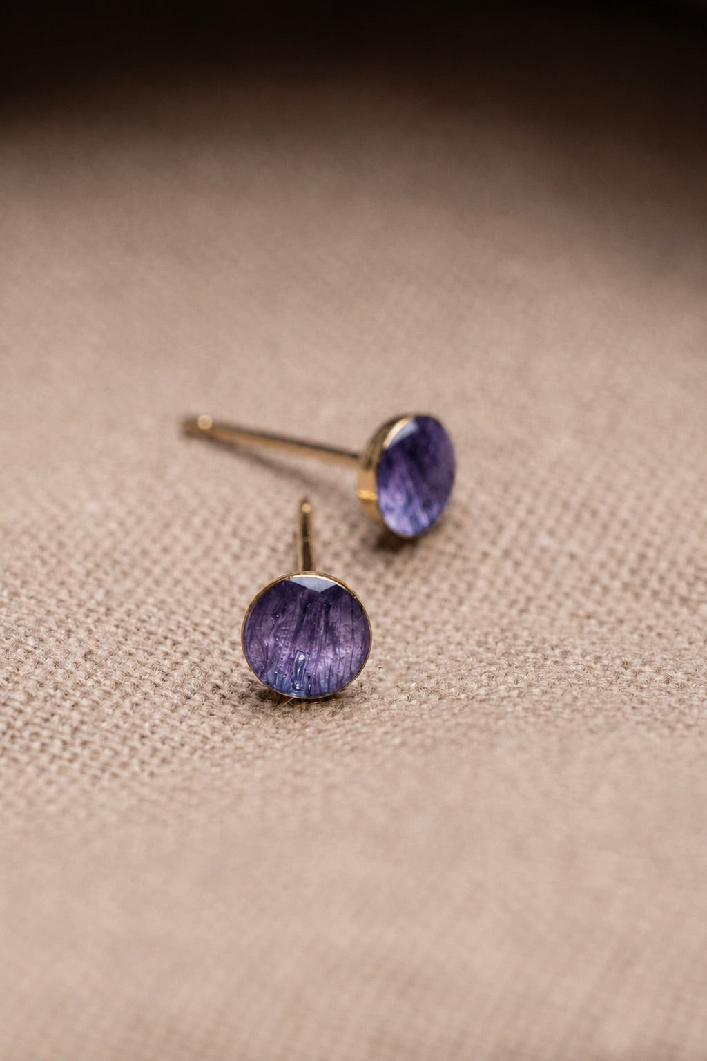 Tulip Stud Earrings Gold