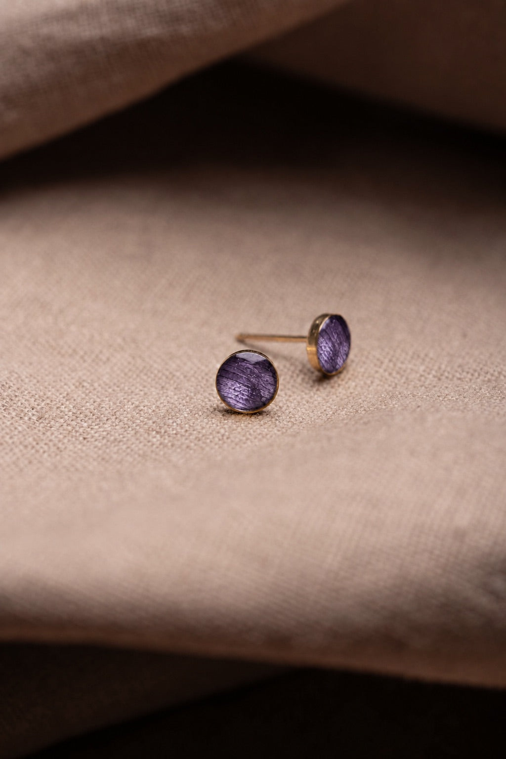 Tulip Stud Earrings Gold