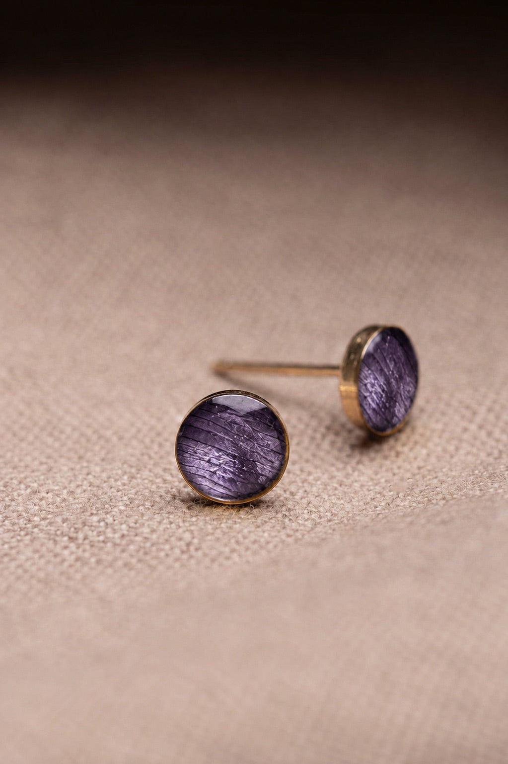 Tulip Stud Earrings Gold