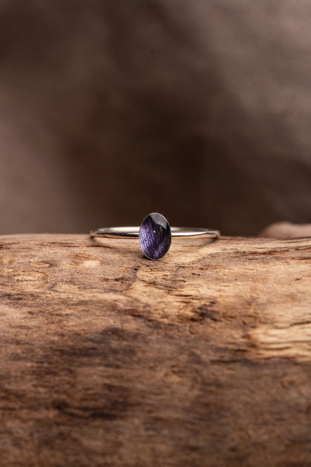 Tulip Stacking Ring Silver