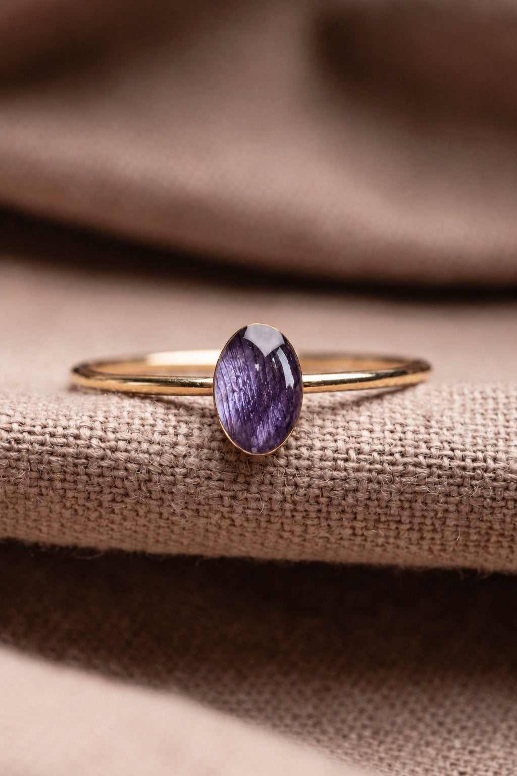 Tulip Stacking Ring Gold