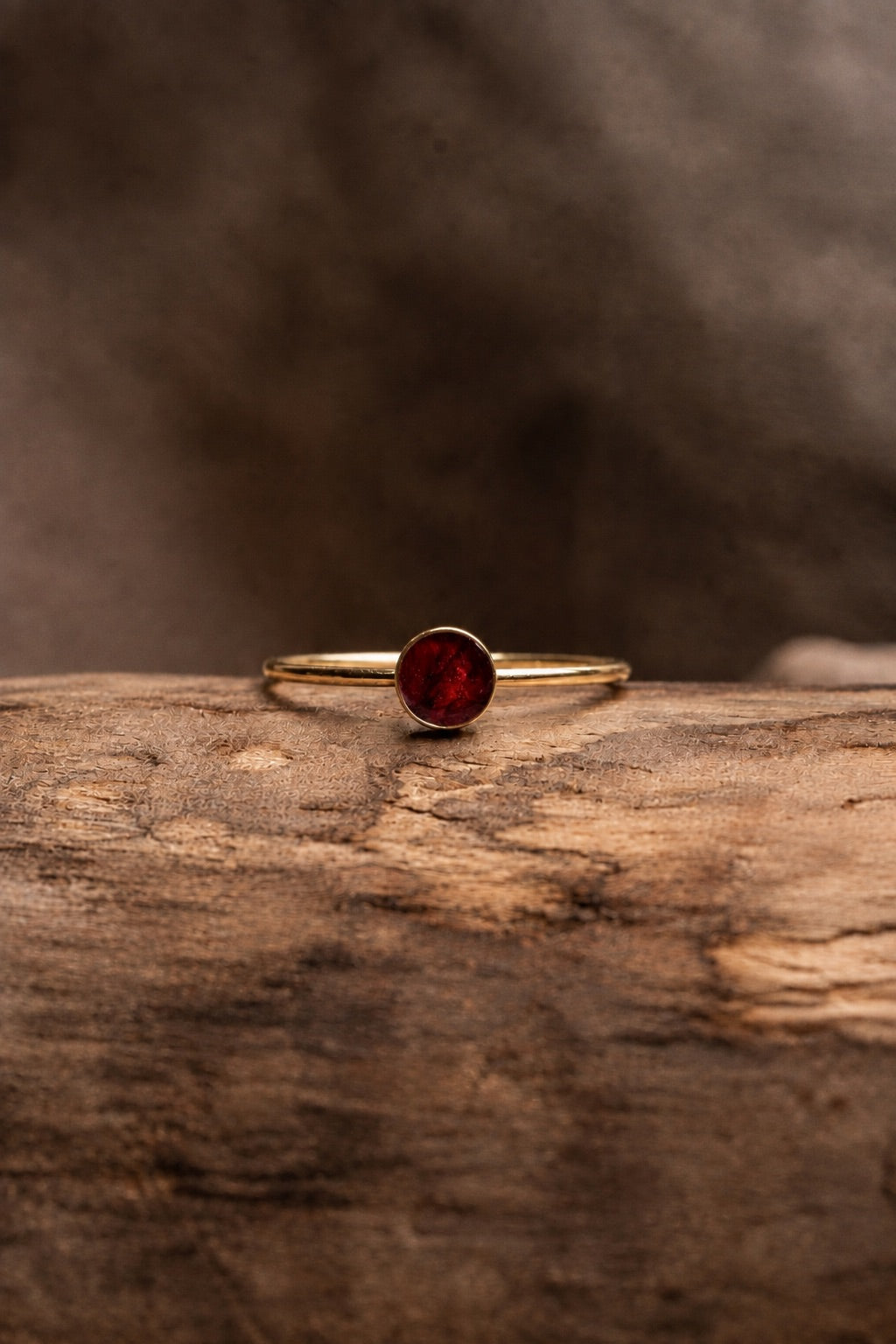 Tulip Stacking Ring Gold