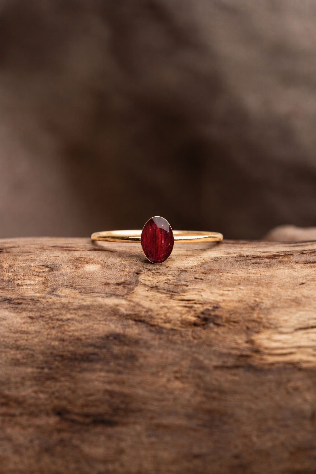 Tulip Stacking Ring Gold