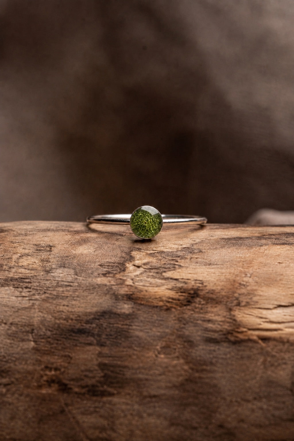 Sage Stacking Ring Silver