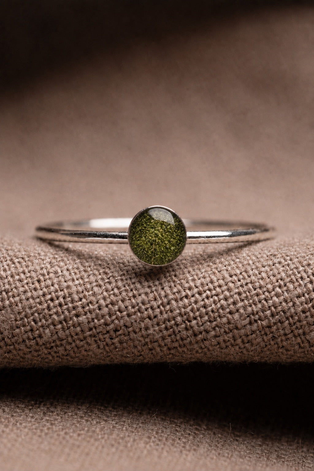 Sage Stacking Ring Silver