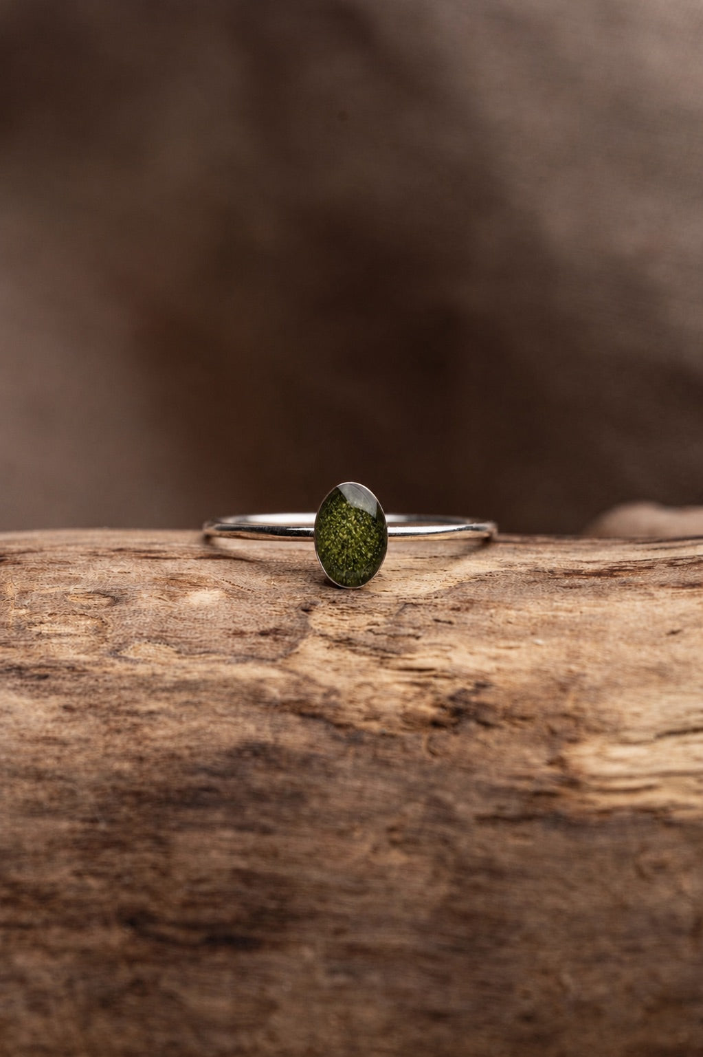 Sage Stacking Ring Silver