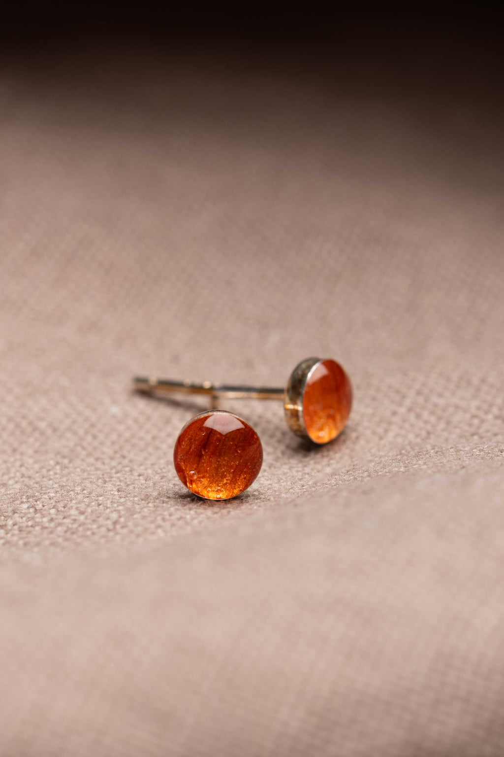 Tiger Lily Stud Earrings Gold