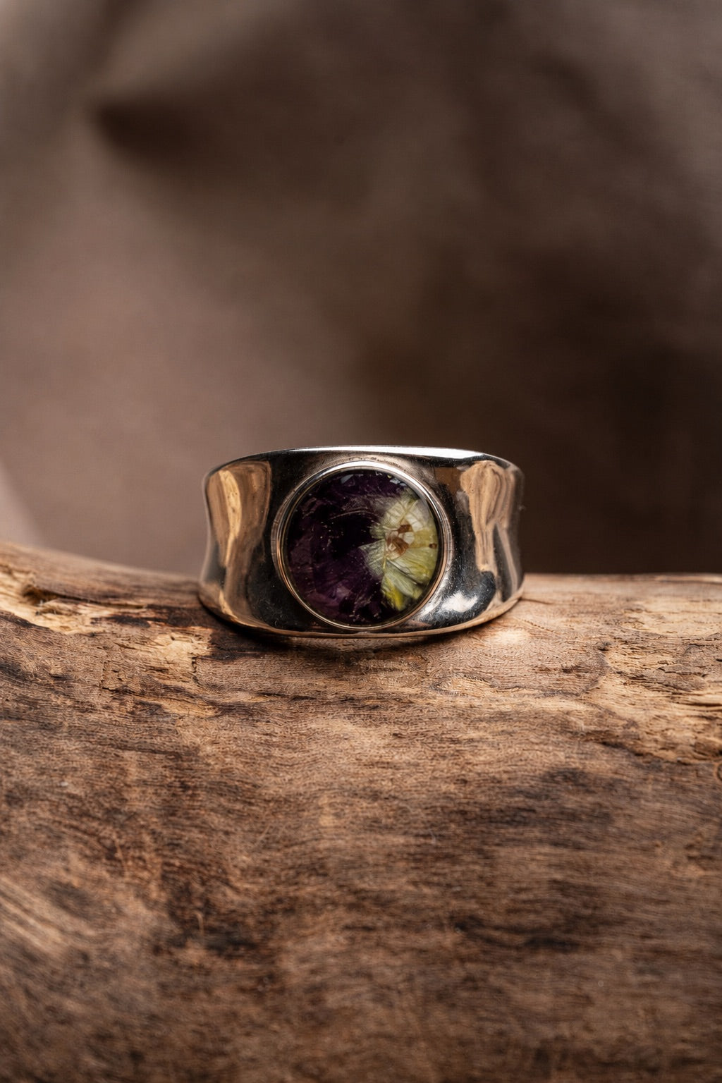 Violet Statement Ring
